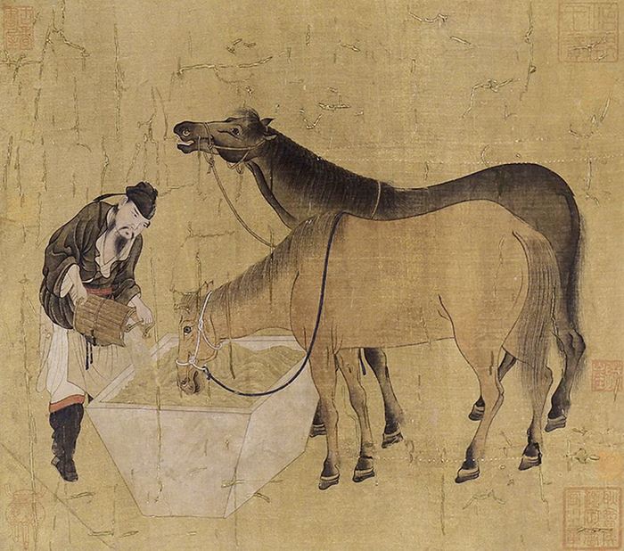 喂马图-喂马槽 喂马图-喂马槽